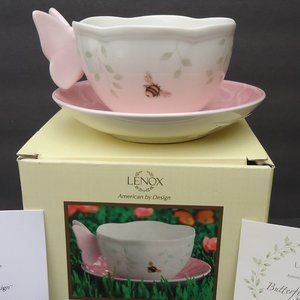 NIB.Lenox Butterfly Meadow Cup and Saucer